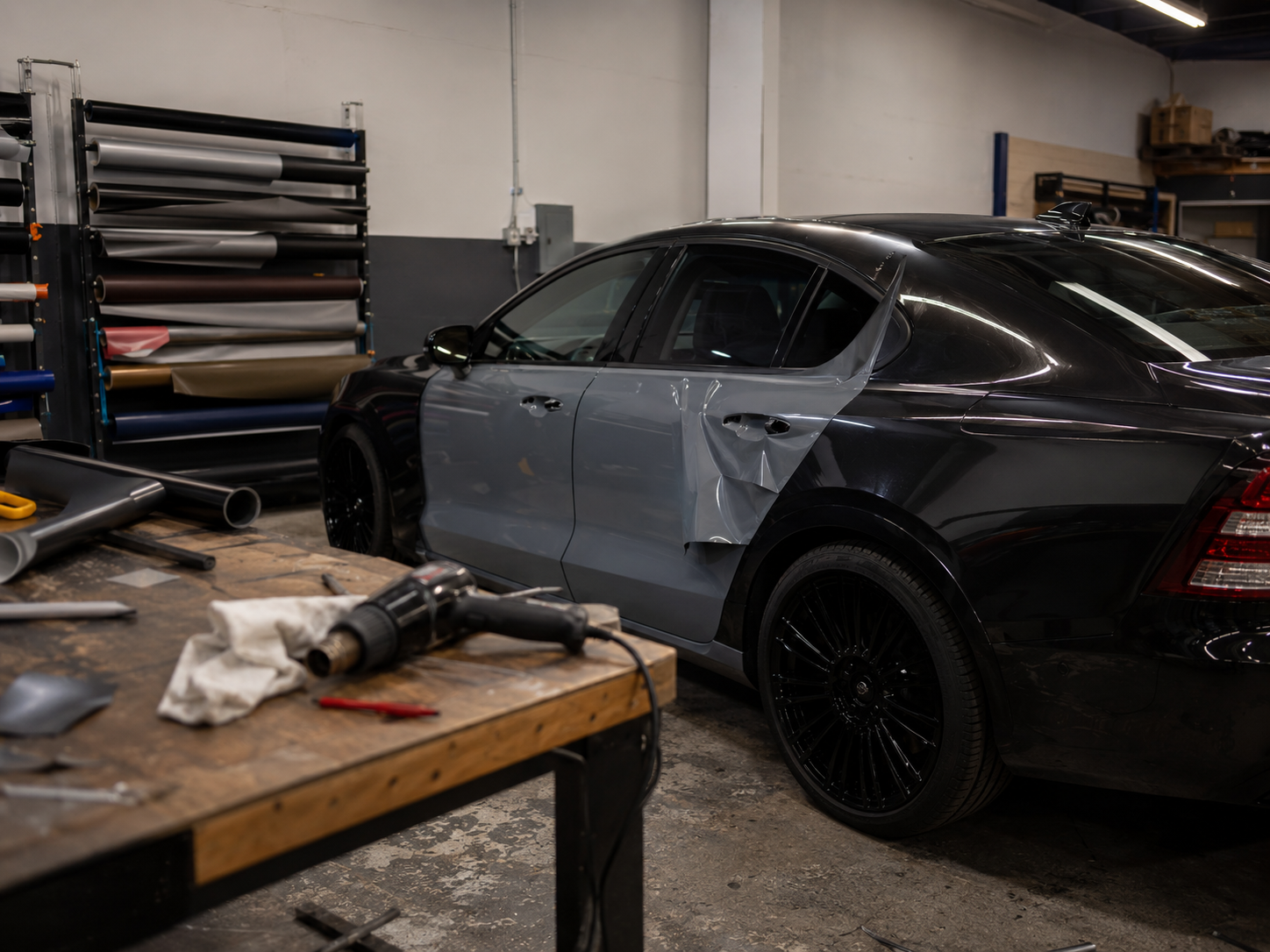 Atelier de covering automobile